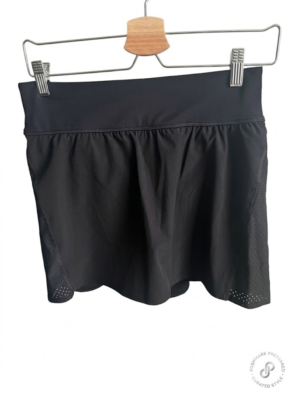 SPANX Get Moving Skort Athletic Workout Walking Skirt Black